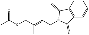 1H-Isoindole-1,3(2H)-dione, 2-[(2E)-4-(acetyloxy)-3-methyl-2-buten-1-yl]- Struktur