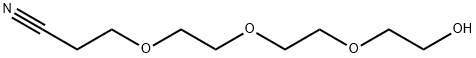 Propanenitrile, 3-[2-[2-(2-hydroxyethoxy)ethoxy]ethoxy]- Structure