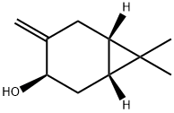 Bicyclo[4.1.0]heptan-3-ol, 7,7-dimethyl-4-methylene-, (1R,3R,6S)- Structure