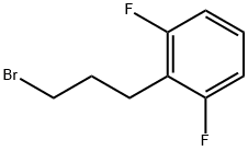 Benzene, 2-(3-bromopropyl)-1,3-difluoro- Structure