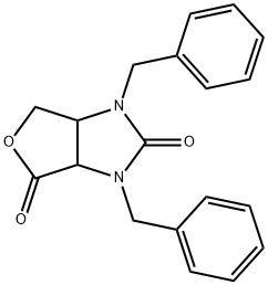 1H-Furo[3,4-d]imidazole-2,4-dione, tetrahydro-1,3-bis(phenylmethyl)- Structure