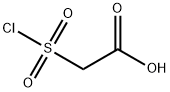 Acetic acid, 2-(chlorosulfonyl)- Struktur