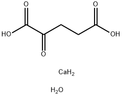 Alpha-calcium ketoglutarate monohydrate Struktur