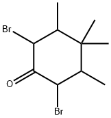 Cyclohexanone, 2,6-dibromo-3,4,4,5-tetramethyl- Structure
