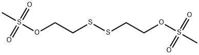 Ethanol, 2,2'-dithiobis-, 1,1'-dimethanesulfonate,40455-37-6,结构式