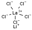 氯化镧(III)双(氯化锂)络合物 溶液 结构式
