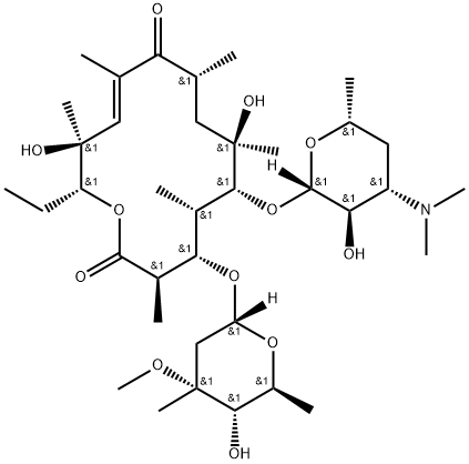 Erythromycin Impurity Struktur