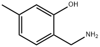 2-(氨基甲基)-5-甲基苯酚, 40680-68-0, 结构式