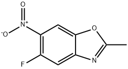 Benzoxazole, 5-fluoro-2-methyl-6-nitro- Structure