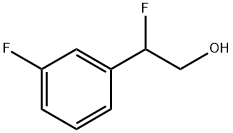 2-fluoro-2-(3-fluorophenyl)ethan-1-ol,40733-83-3,结构式
