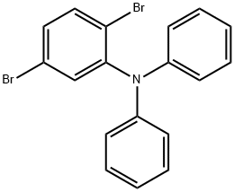 2,5-dibromo-N,N-diphenylaminobenzene,407636-81-1,结构式