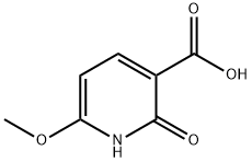 3-Pyridinecarboxylic acid, 1,2-dihydro-6-methoxy-2-oxo- Structure