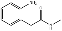 2-(2-氨基苯基)-N-甲基乙酰胺, 4103-61-1, 结构式