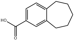 5H-Benzocycloheptene-2-carboxylic acid, 6,7,8,9-tetrahydro- Structure