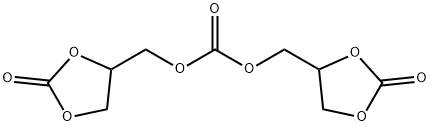1,3-Dioxolan-2-one, 4,4'-[carbonylbis(oxymethylene)]bis- Structure