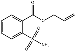邻磺酰胺苯甲酸烯丙基酯, 41538-39-0, 结构式