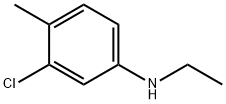 Benzenamine, 3-chloro-N-ethyl-4-methyl- Structure