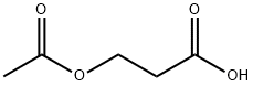 Propanoic acid, 3-(acetyloxy)- Structure