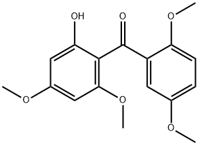 (2,5-Dimethoxyphenyl)(2-hydroxy-4,6-dimethoxyphenyl)methanone,42833-59-0,结构式