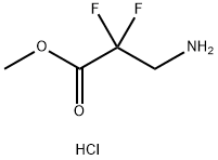 3-氨基-2,2-二氟丙酸甲酯盐酸盐,428452-50-0,结构式