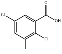 Benzoic acid, 2,5-dichloro-3-iodo-,42860-07-1,结构式