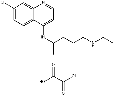 Desethylchloroquine dioxalate salt,4298-12-8,结构式