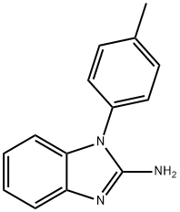 1-(对甲苯基)-1H-苯并[D]咪唑-2-胺 结构式