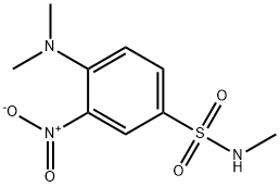 4-(dimethylamino)-N-methyl-3-nitrobenzenesulfonamide,43041-72-1,结构式