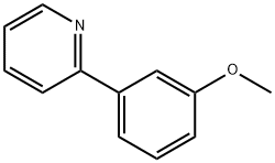 Pyridine, 2-(3-methoxyphenyl)- Structure