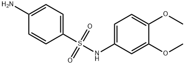 4-氨基-N-(3,4-二甲氧基苯基)苯-1-磺酰胺 结构式