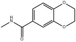 N-Methyl-2,3-dihydrobenzo[b][1,4]dioxine-6-carboxamide 化学構造式