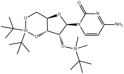 3',5'-O-DTBS-2'-O-TBDMS-rC 结构式