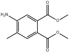 1,2-Benzenedicarboxylic acid, 4-amino-5-methyl-, 1,2-dimethyl ester Struktur