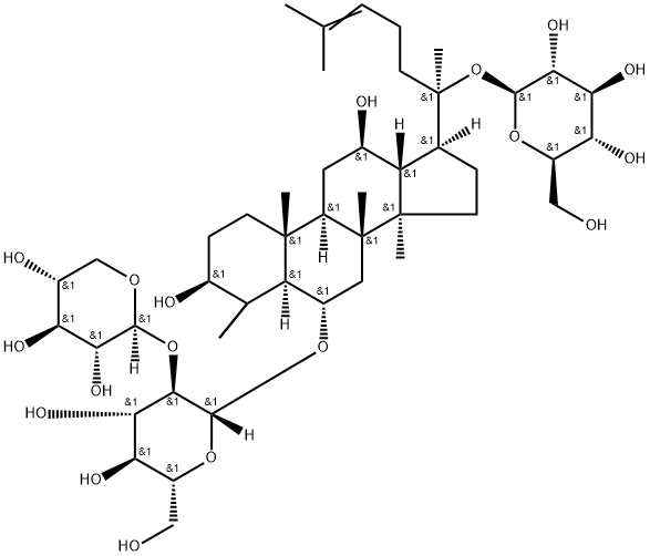 Ginsenoside R1, 439858-23-8, 结构式