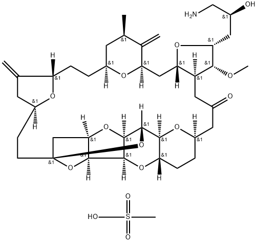 甲磺酸艾日布林, 441045-17-6, 结构式