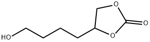 1,3-Dioxolan-2-one, 4-(4-hydroxybutyl)- Struktur