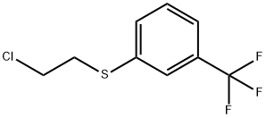 1-[(2-chloroethyl)sulfanyl]-3-(trifluoromethyl)benzene Structure