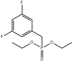diethyl 3,5-difluorobenzylphosphonate 结构式