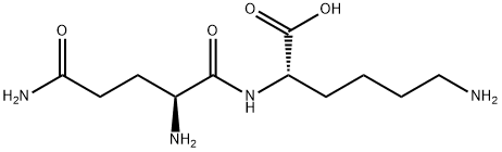 L-Lysine, L-glutaminyl- Structure