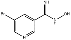 3-Pyridinecarboximidamide, 5-bromo-N-hydroxy-,453565-56-5,结构式