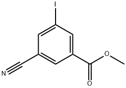 Benzoic acid, 3-cyano-5-iodo-, methyl ester,453566-18-2,结构式