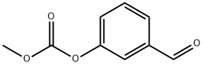 Carbonic acid, 3-formylphenyl methyl ester Structure