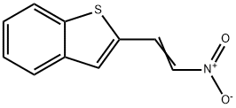 Benzo[b]thiophene, 2-(2-nitroethenyl)- 化学構造式