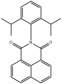 1H-Benz[de]isoquinoline-1,3(2H)-dione, 2-[2,6-bis(1-methylethyl)phenyl]-,457048-12-3,结构式