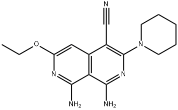 459153-42-5 1,8-二氨基-6-乙氧基-3-(哌啶-1-基)-2,7-萘啶-4-甲腈