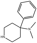 N,N-二甲基-4-苯基哌啶-4-胺 结构式