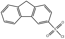 9H-fluorene-3-sulfonyl chloride,46801-92-7,结构式