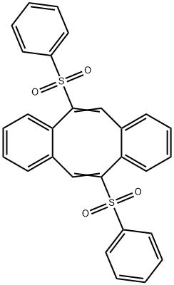 Dibenzo[a,e]cyclooctene, 5,11 - bis(phenylsulfonyl) Struktur