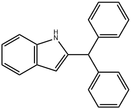 1H-Indole, 2-(diphenylmethyl)- Structure