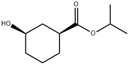 异丙基(1S,3R)-3-羟基环己烷-1-甲酸,472963-09-0,结构式